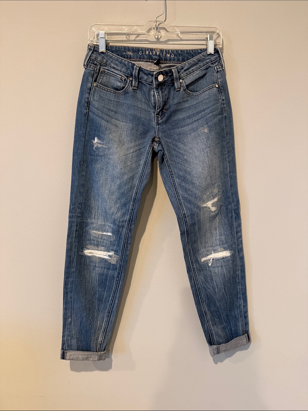 Girlfriend Distressed Women's Jeans -